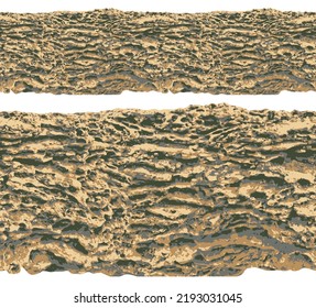 Seamless pattern of wood bark or stone. Repeating stone texture. Realistic vector background. Suitable for wallpaper, wrapping paper, fabric, flooring, ceramic tile