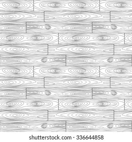 Seamless pattern with wood boards texture. Wooden repetition background. Vector illustration. 