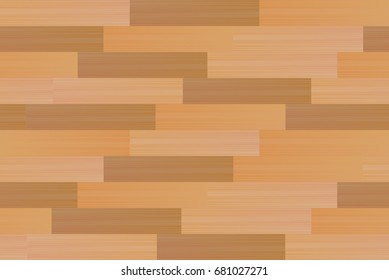 Seamless pattern with wooden parquet. Vector texture