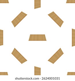 Padrão sem costura com telhas de madeira criando um design repetitivo, adequado para aplicações de fundo ou papel de parede