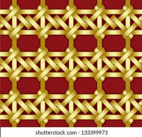 Seamless pattern of a woven stripes