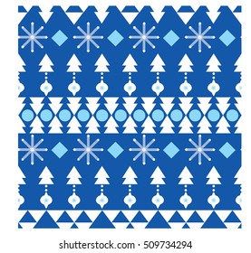 seamless pattern wrapping paper on blue