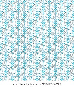 Seamless pattern for wrapping paper in the style of Baroque. Wallpaper, background, packaging paper. Vintage vector illustration for wall paper, ceramic tiles, scrap booking, curtain, garment, textile