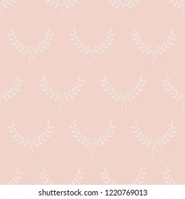 seamless pattern, wreath art  background design for fabric and decor