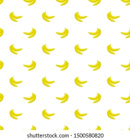 Seamless  pattern with yellow bananas
