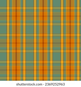 Seamless pattern in yellow and brown colors on a blue-gray background. Abstract print for wrapping paper, wallpaper, fabrics, tablecloths, napkins