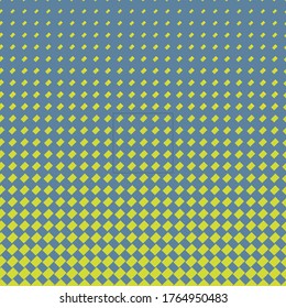 Seamless pattern, yellow color square loop, subdued background.