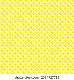 seamless pattern with yellow diamond. Pineapple skin texture