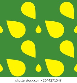 seamless pattern with yellow leaves