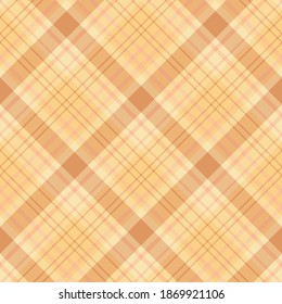 Nahtlose Muster in den Farben Gelb und Orange für Plaid, Stoff, Textilien, Kleidung, Tischdecken und andere Dinge. Vektorbild. 2
