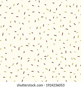 Seamless pattern with yellow and red stripes. Backgrounds and wallpapers for invitations, cards, fabrics, packaging, textiles. Vector illustration.