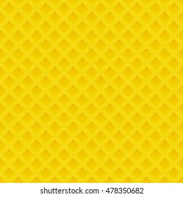 Seamless pattern with yellow relief ornate