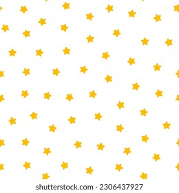 Patrón sin foco con estrellas amarillas