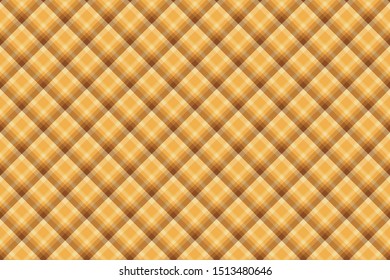 seamless pattern yellow tartan plaid. Scottish background, vector, illustration
