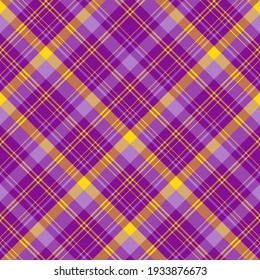 Patrón inmaculado en colores amarillos y violetas para machacar, tela, textil, ropa, mantel y otras cosas. Imagen vectorial. 2