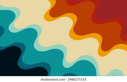 seamless pattern with yellow and white horses