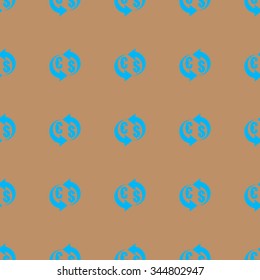 Seamless pattern for your creativity vector images. World money exchange office