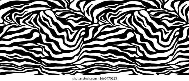 Seamless pattern. zebra print background