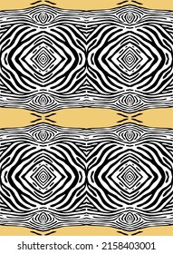 Seamless pattern with zebra skin texture. Vector illustration for fabric, packaging, textile, wallpaper, clothes, tapis, cover.