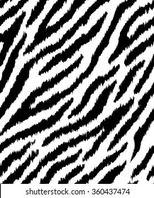 Seamless pattern with zebra stripes.