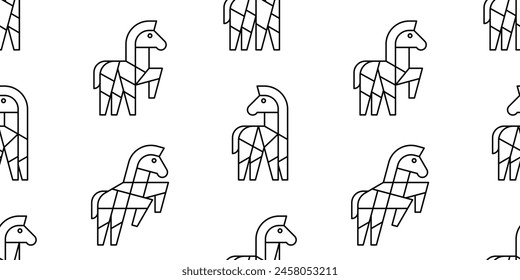 Seamless pattern with Zebras. isolated on white background