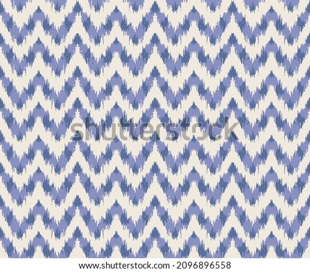 Seamless pattern with zig zag ornament,seamless pattern with ethnic and tribal motifs, zigzag lines, retro style seamless background.  Seamless blue and white pattern in tribal style. 