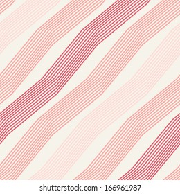 Seamless pattern. Zig zag stripes. Vector graphic texture. Volume effect