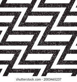 Seamless pattern with zigzag blak stripes. Seamless vector illustration eps 10.