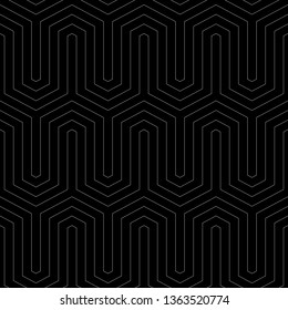 Seamless pattern. Zigzag lines background. Jagged stripes motif. Geometric waves ornament. Curves image. Linear backdrop. Digital paper, textile print, web design