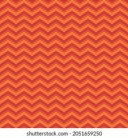 Seamless pattern. Zigzag lines. Ethnic ornament. Embroidery background. Tribal wallpaper. Ethnical folk image. Tribe motif. Ancient mosaic. Geometric paper. Wavy stripes. Textile print. Vector work.