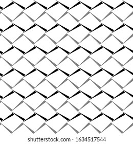 Seamless pattern. Zigzag lines, triangles background. Jagged stripes, triangular shapes wallpaper. Tribal ornament. Ethnic backdrop. Digital paper, textile print, web design.