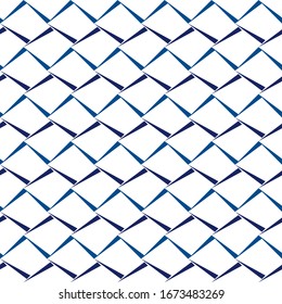 Seamless pattern. Zigzag lines, triangles background. Jagged stripes, triangular shapes wallpaper. Tribal ornament. Ethnic backdrop. Digital paper, textile print, web design.