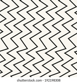 Seamless pattern with zigzag stripes. Corrugated texture. Diagonal linear background 