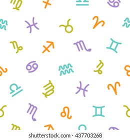 seamless pattern - zodiac