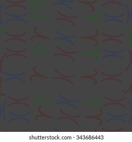 Seamless    pattern  of zodiac  motif, doodles, objects, Aries,Pisces signs. Hand drawn.