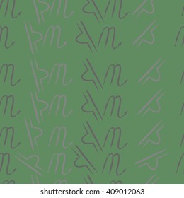 Seamless   pattern of zodiac signs, doodles, libra, scorpio,object. Hand drawn.