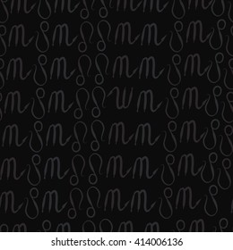 Seamless  pattern of zodiac signs, doodles, object, scorpio,lions. Hand drawn.