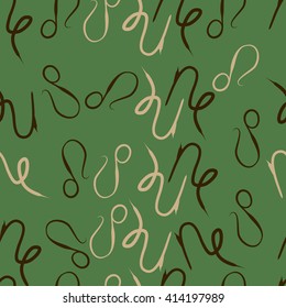 Seamless   pattern of zodiac signs, doodles, object,capricorn ,lions. Hand drawn.