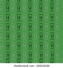 Seamless pattern of zodiac signs, doodles,  object,gemini. Hand drawn.