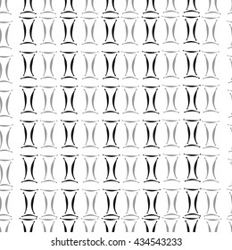 Seamless pattern of zodiac signs, doodles,  object,gemini. Hand drawn.