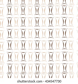 Seamless pattern of zodiac signs, doodles,  object,gemini. Hand drawn.