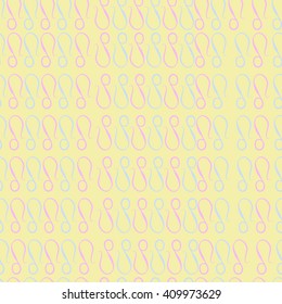 Seamless   pattern of zodiac signs, doodles,lions,object. Hand drawn.