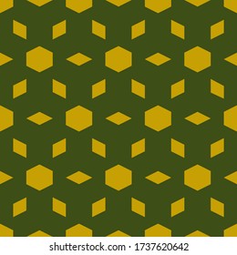 Seamless pattern.Abstract background. Hexagons, rhombuses ornament. Geometrical backdrop. Polygons wallpaper. Digital paper, textile print, web design. Vector.