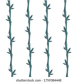 Seamless pattern.Beautifully shaped leaf graphic patterns on a white background.Vector unique bamboo texture.For printing on packaging, textiles, paper, manufacturing, wallpapers, scrapbooking