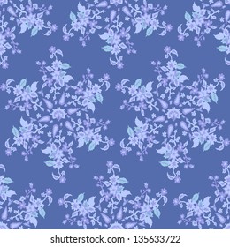 Seamless pattern.Colorful floral background. Vector illustration
