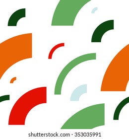 Seamless pattern.Colorful modern geometric abstract background template with designed ornament shapes. Vector abstraction beautiful illustration with place for your text. Poster, business card.
