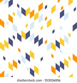 Seamless pattern.Colorful modern geometric abstract background template with designed ornament shapes. Vector abstraction beautiful illustration with place for your text. Poster, business card.
