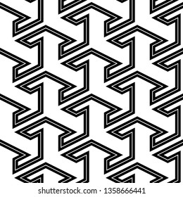 Seamless pattern.Curves ornament. Ethnic background.Tribal motif. Folk vector. Linear backdrop. Geometric wallpaper. Digital paper, textile print, web design