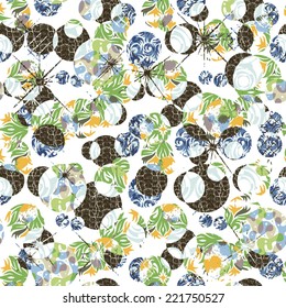 Seamless patterned frame texture in the form of square tiles;