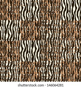 Seamless patterned texture in the form of square tiles